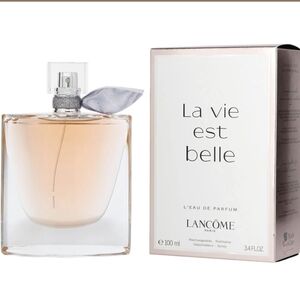 Lancome La Vie Est Belle 3.4oz Eau De Parfum 95% Full